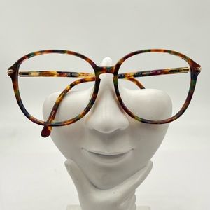 Vintage Blue Ribbon Multicolor Round Sunglasses Frames BR9